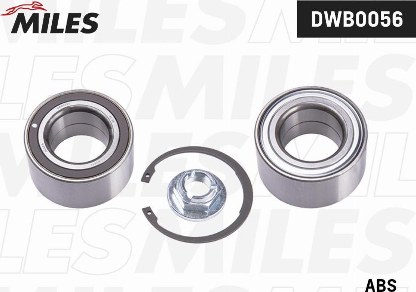 Miles DWB0056 - Kit de roulements de roue cwaw.fr