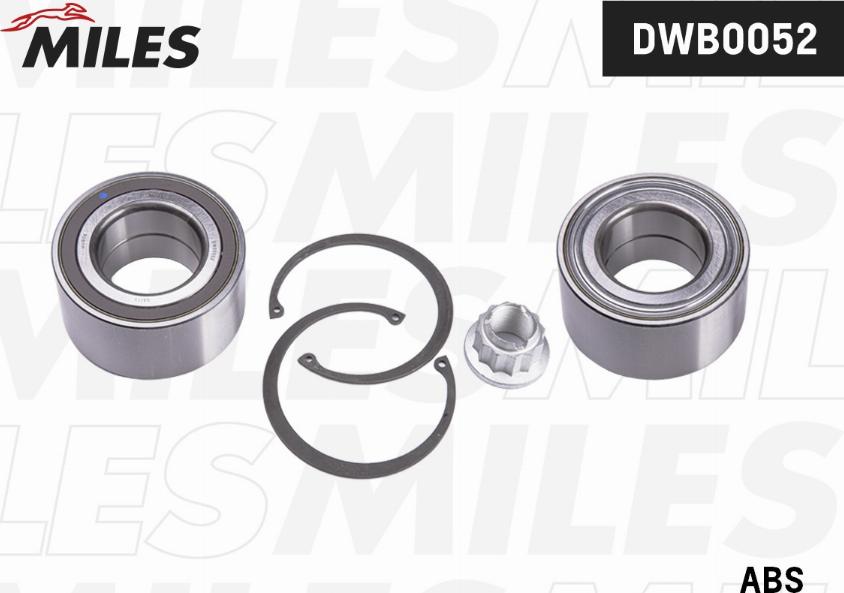 Miles DWB0052 - Kit de roulements de roue cwaw.fr