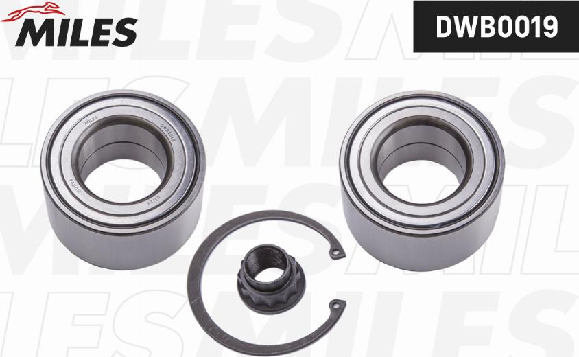 Miles DWB0019 - Kit de roulements de roue cwaw.fr