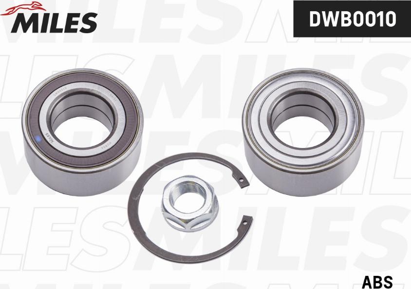 Miles DWB0010 - Kit de roulements de roue cwaw.fr