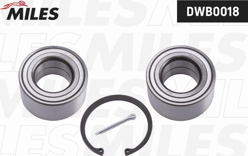 Miles DWB0018 - Kit de roulements de roue cwaw.fr