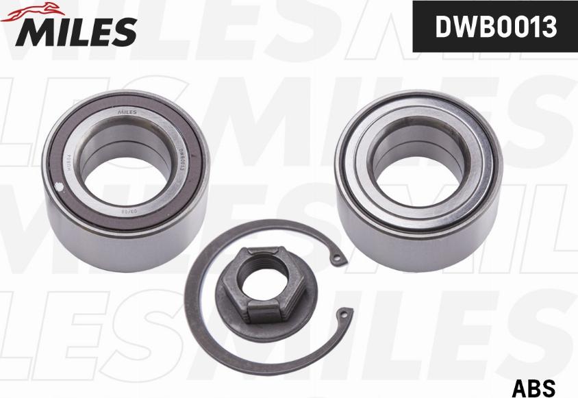 Miles DWB0013 - Kit de roulements de roue cwaw.fr