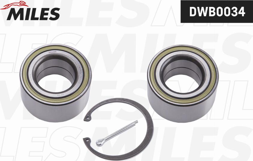 Miles DWB0034 - Kit de roulements de roue cwaw.fr