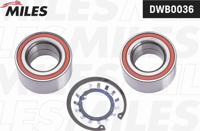 Miles DWB0036 - Kit de roulements de roue cwaw.fr