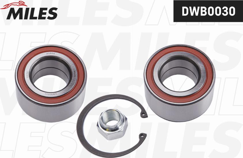 Miles DWB0030 - Kit de roulements de roue cwaw.fr