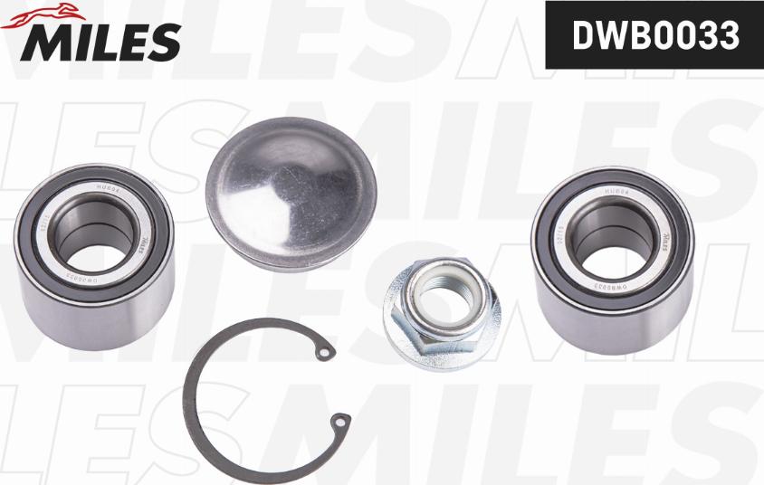 Miles DWB0033 - Kit de roulements de roue cwaw.fr