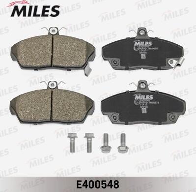 Miles E400548 - Kit de plaquettes de frein, frein à disque cwaw.fr