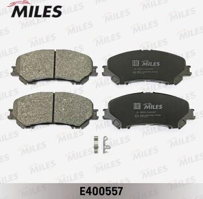 Miles E400557 - Kit de plaquettes de frein, frein à disque cwaw.fr