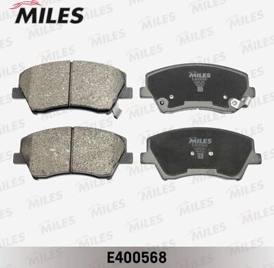 Miles E400568 - Kit de plaquettes de frein, frein à disque cwaw.fr