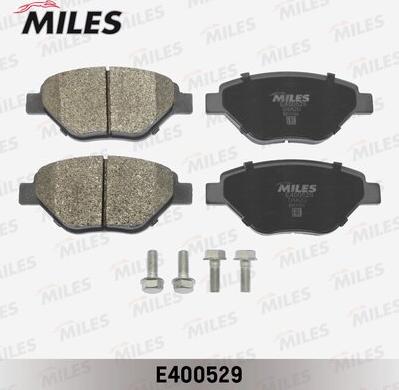 Miles E400529 - Kit de plaquettes de frein, frein à disque cwaw.fr