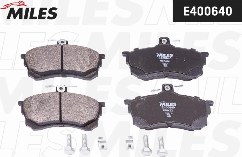 Miles E400640 - Kit de plaquettes de frein, frein à disque cwaw.fr