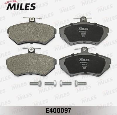 Miles E400097 - Kit de plaquettes de frein, frein à disque cwaw.fr