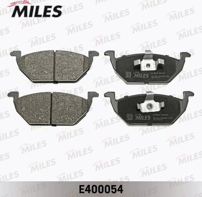 Miles E400054 - Kit de plaquettes de frein, frein à disque cwaw.fr