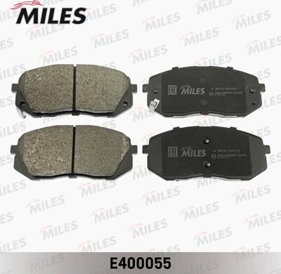 Miles E400055 - Kit de plaquettes de frein, frein à disque cwaw.fr