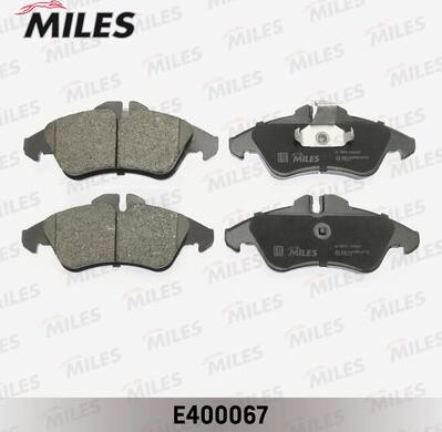 Miles E400067 - Kit de plaquettes de frein, frein à disque cwaw.fr