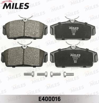 Miles E400016 - Kit de plaquettes de frein, frein à disque cwaw.fr