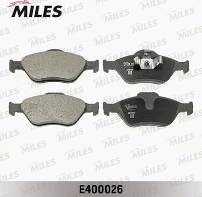 Miles E400026 - Kit de plaquettes de frein, frein à disque cwaw.fr