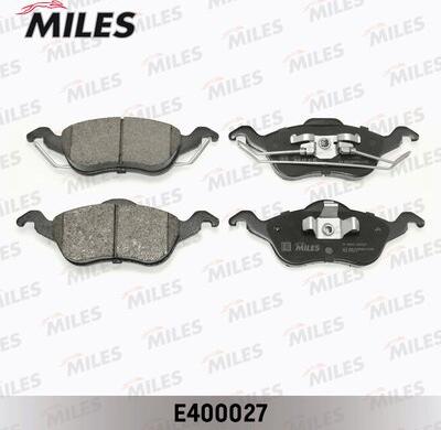 Miles E400027 - Kit de plaquettes de frein, frein à disque cwaw.fr