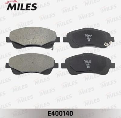 Miles E400140 - Kit de plaquettes de frein, frein à disque cwaw.fr