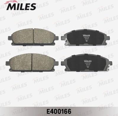 Miles E400166 - Kit de plaquettes de frein, frein à disque cwaw.fr