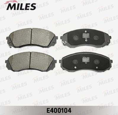 Miles E400104 - Kit de plaquettes de frein, frein à disque cwaw.fr