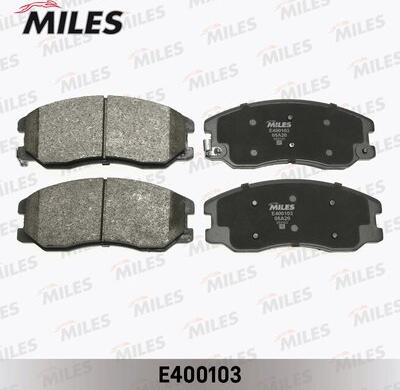 Miles E400103 - Kit de plaquettes de frein, frein à disque cwaw.fr