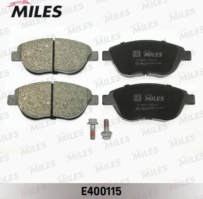 Miles E400115 - Kit de plaquettes de frein, frein à disque cwaw.fr