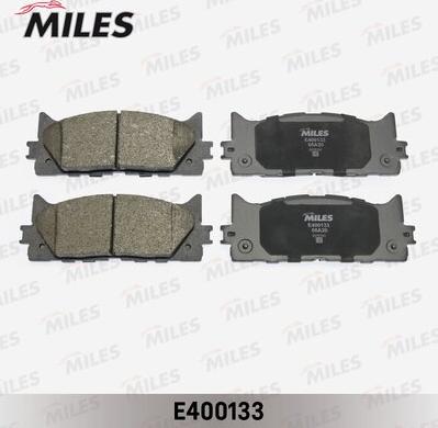 Miles E400133 - Kit de plaquettes de frein, frein à disque cwaw.fr