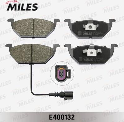 Miles E400132 - Kit de plaquettes de frein, frein à disque cwaw.fr