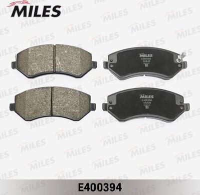 Miles E400394 - Kit de plaquettes de frein, frein à disque cwaw.fr