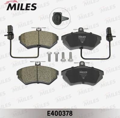 Miles E400378 - Kit de plaquettes de frein, frein à disque cwaw.fr