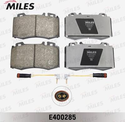 Miles E400285 - Kit de plaquettes de frein, frein à disque cwaw.fr