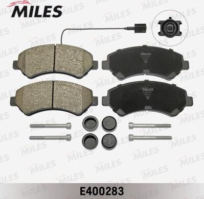 Miles E400283 - Kit de plaquettes de frein, frein à disque cwaw.fr