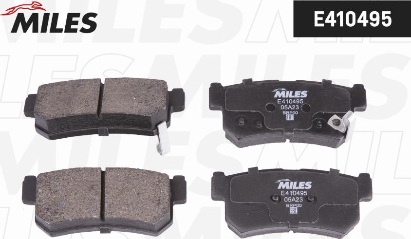 Miles E410495 - Kit de plaquettes de frein, frein à disque cwaw.fr