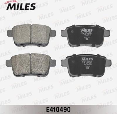 Miles E410490 - Kit de plaquettes de frein, frein à disque cwaw.fr