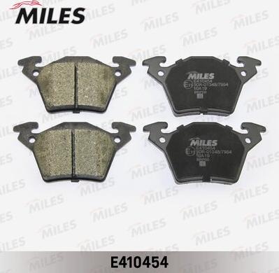 Miles E410454 - Kit de plaquettes de frein, frein à disque cwaw.fr