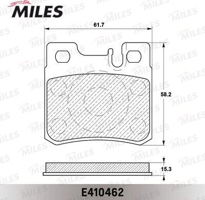 Miles E410462 - Kit de plaquettes de frein, frein à disque cwaw.fr