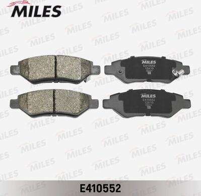 Miles E410552 - Kit de plaquettes de frein, frein à disque cwaw.fr