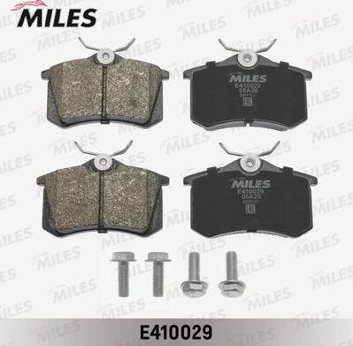 Miles E410029 - Kit de plaquettes de frein, frein à disque cwaw.fr