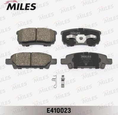 Miles E410023 - Kit de plaquettes de frein, frein à disque cwaw.fr