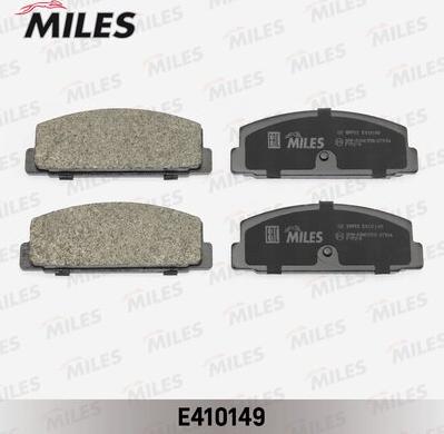 Miles E410149 - Kit de plaquettes de frein, frein à disque cwaw.fr