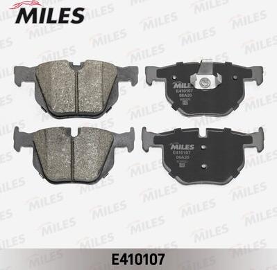 Miles E410107 - Kit de plaquettes de frein, frein à disque cwaw.fr