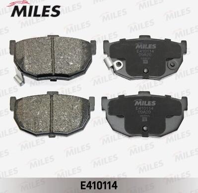 Miles E410114 - Kit de plaquettes de frein, frein à disque cwaw.fr