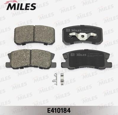 Miles E410184 - Kit de plaquettes de frein, frein à disque cwaw.fr