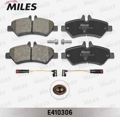 Miles E410306 - Kit de plaquettes de frein, frein à disque cwaw.fr