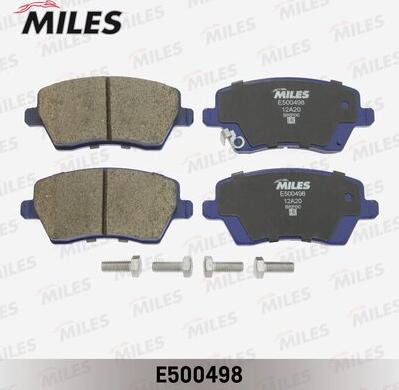 Miles E500498 - Kit de plaquettes de frein, frein à disque cwaw.fr