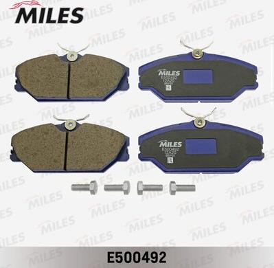 Miles E500492 - Kit de plaquettes de frein, frein à disque cwaw.fr