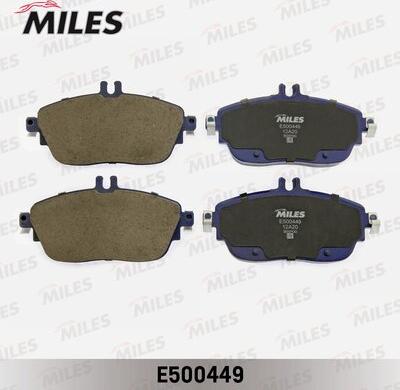 Miles E500449 - Kit de plaquettes de frein, frein à disque cwaw.fr