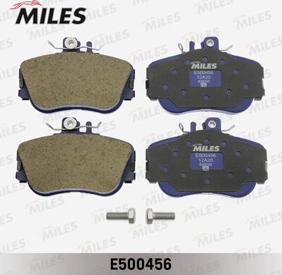 Miles E500456 - Kit de plaquettes de frein, frein à disque cwaw.fr