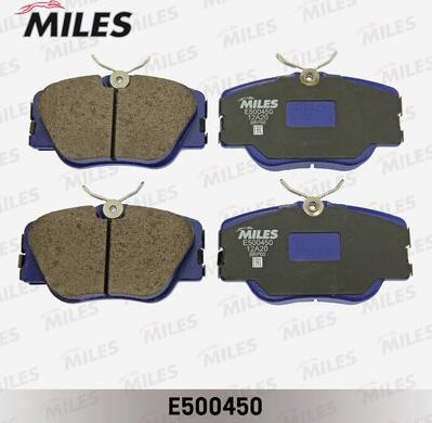 Miles E500450 - Kit de plaquettes de frein, frein à disque cwaw.fr